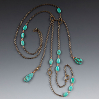 Split Personality Turquoise Necklace