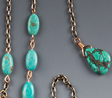  Split Personality Turquoise Necklace