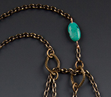  Split Personality Turquoise Necklace